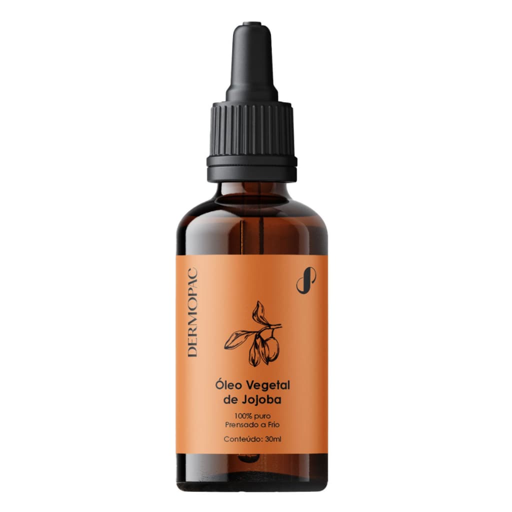 Óleo Vegetal de Jojoba 100% Puro Hidratante Natural Com Toque Seco Facial Corporal e Capilar Dermopac