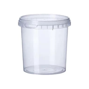 Pote Plástico 460ml Redondo Com Lacre 100 Unidades Caldos Sopa Sobremesas Temperos açai