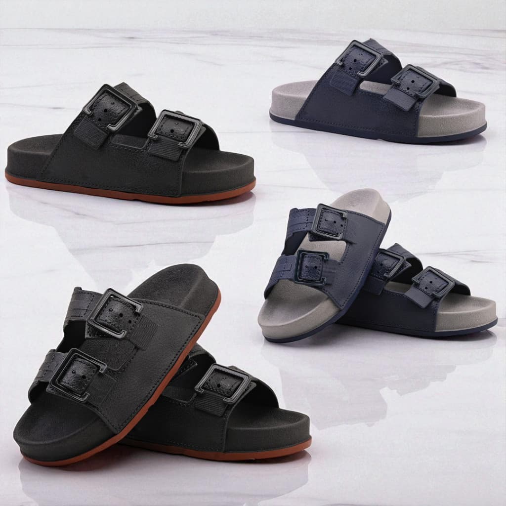 Sandália Masculina Infantil Confortável Em Duas Opções de Cores Macio E Confortável Store da Vida