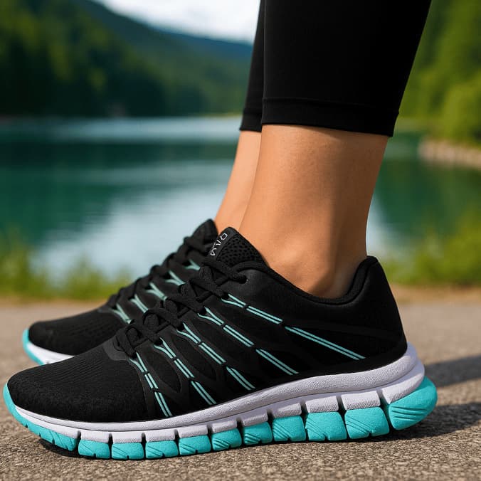 Tênis Feminino Casual Esportivo Sapato Macio Confortável Para Caminhada Academia Dia a Dia Barato