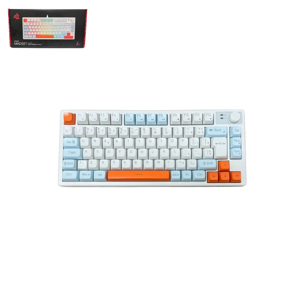 Teclado Mecânico Gamer Iluminação Rainbow Anti-ghosting 19/12 KNUP Original