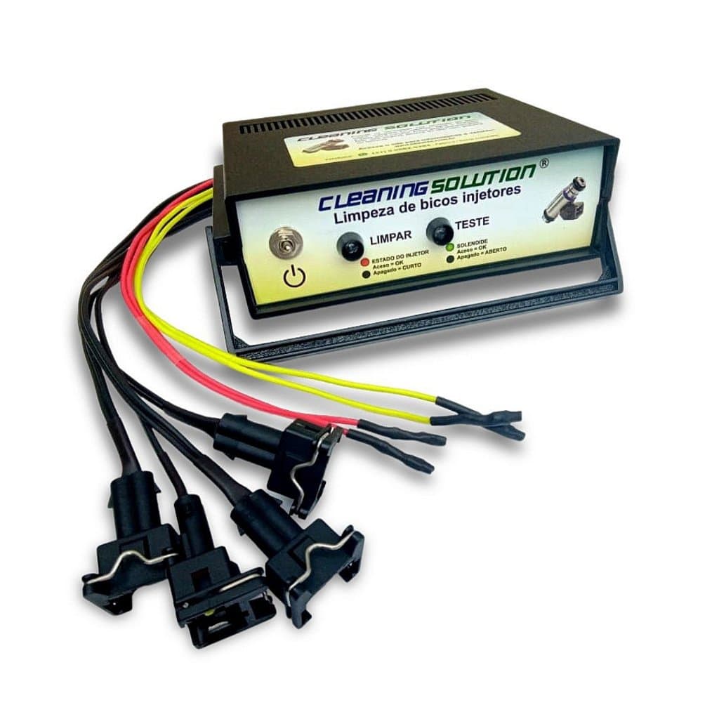 Máquina p/limpeza e teste de bicos injetores - kit completo - carros e motos