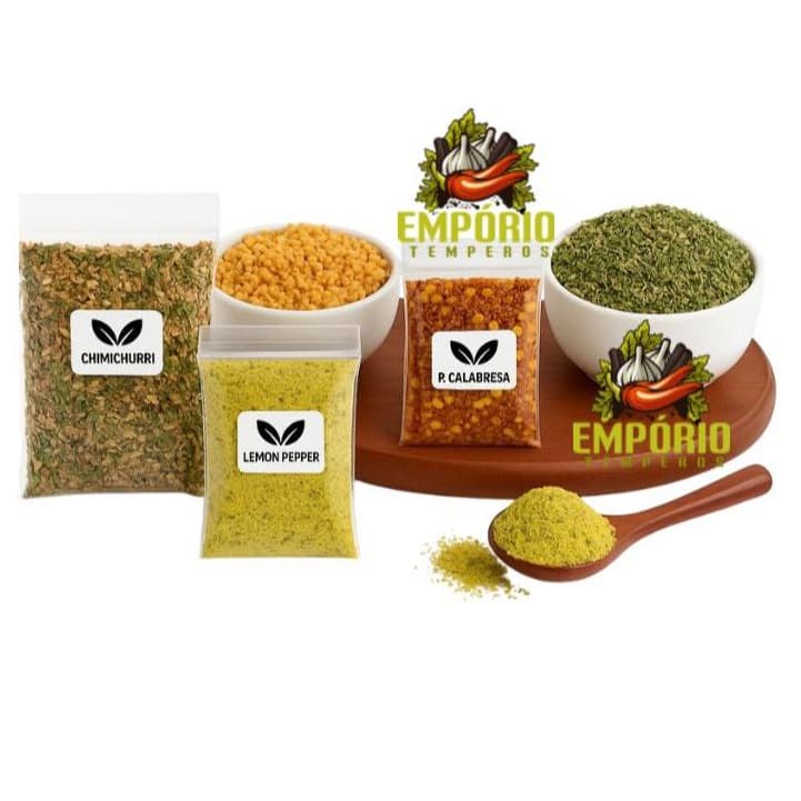 Super Kit 21 Temperos 100g( 2,1KG DE TEMPERO )– Alta Qualidade + Preço Imbatível