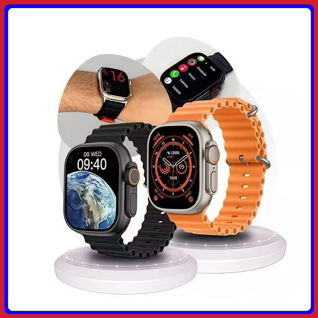 Relógio Smartwatch Esportivo Sem Fio À Prova D'água T800 com duas pulseira