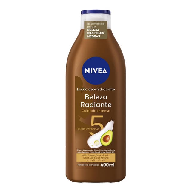 Hidratante Corporal Nívea Beleza Radiante Cuidado Intenso 400ml