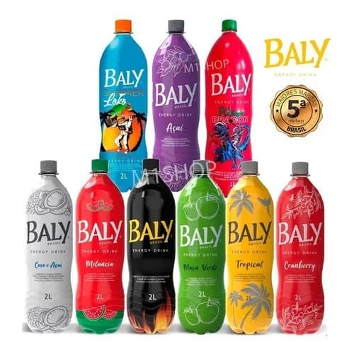Energético Baly 2 L – Sabores Variados