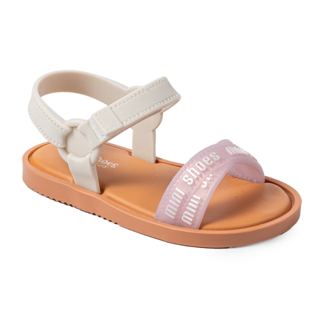 Sandália Infantil Menina Delicada Confortável Rasteirinha  Mini Shoes
