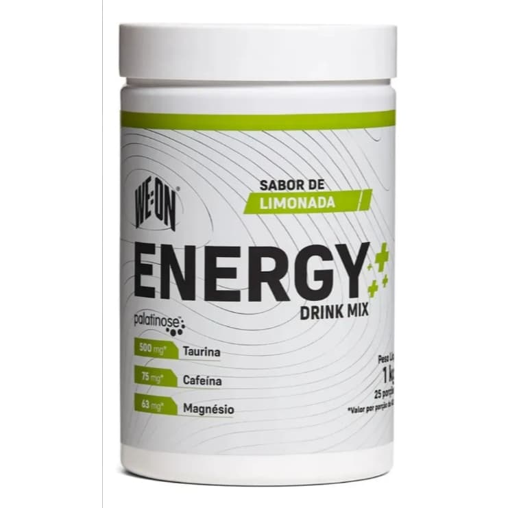 Bebida Energetica We:on Energy Drink Mix De Limonada 1kg Pré-Treino
