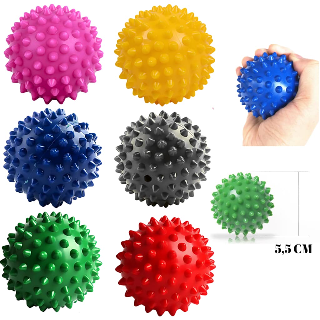 Kit 6 Bolinhas Cravo Anti Stress Para Pet e Fisioterapia