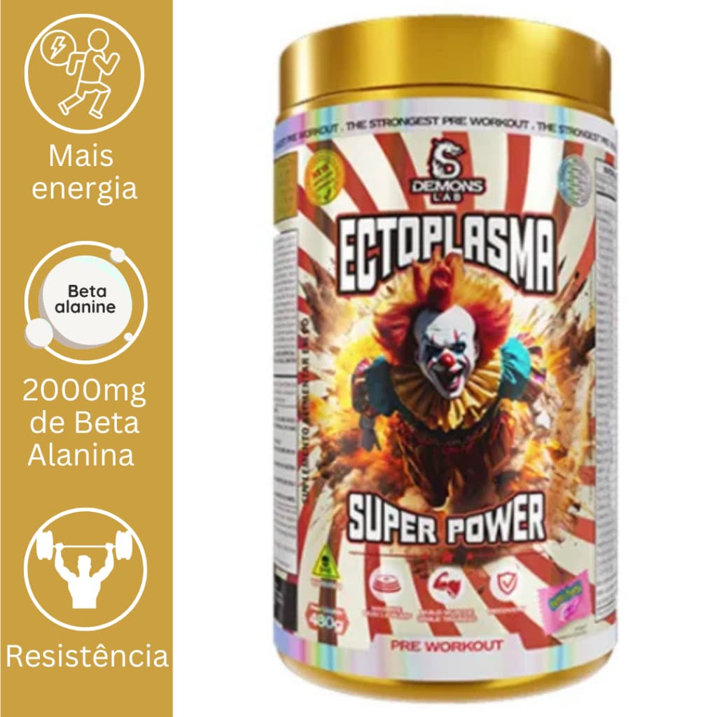 PRÉ TREINO ECTOPLASMA SUPER POWER 480G - DEMONS LAB