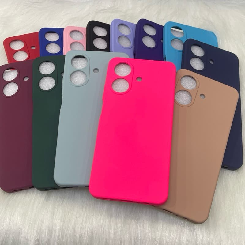 Capinha Capa para Realme Note 60 / Note 60X silicone case Aveludada