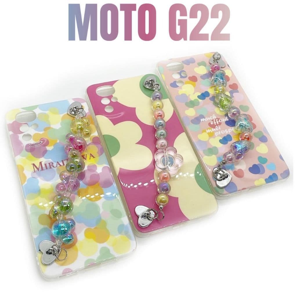 Capa Capinha de celular compatível com Moto G22 Salva Celular Flor