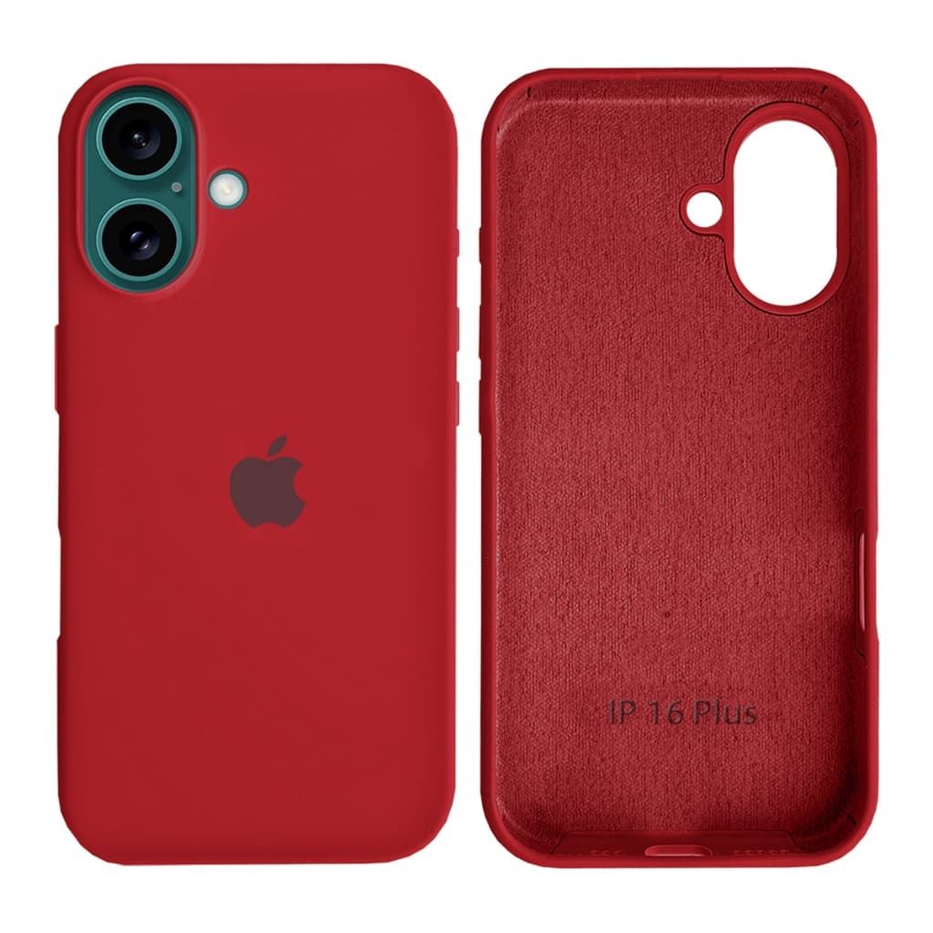 Capinha Celular Para iPhone 16 Plus Silicone Capa Aveludada Silicone Confortável