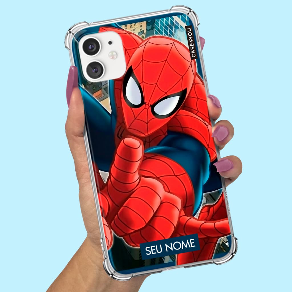 Capa Capinha para Samsung Galaxy A10 A10s A11 A12 A13 A14 A15 A16 A17 Anti-impacto Personalizada Homem-aranha 2