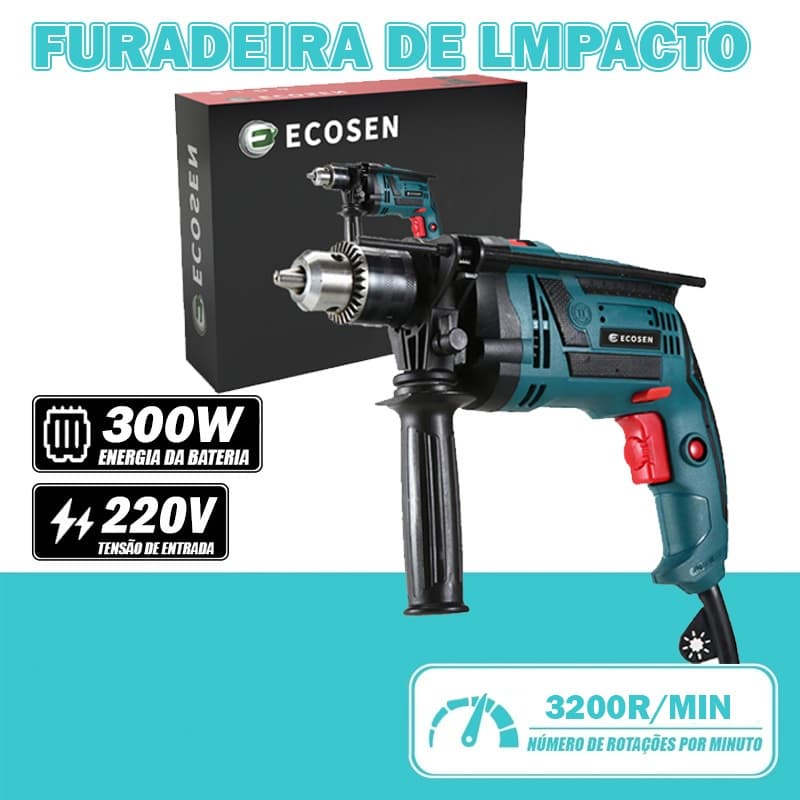 220V/110V Furadeira de Impacto Parafusadeira Drill 13MM 900w Super potente de Mão