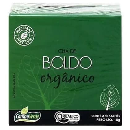 Chá Orgânico Boldo 10 Saches