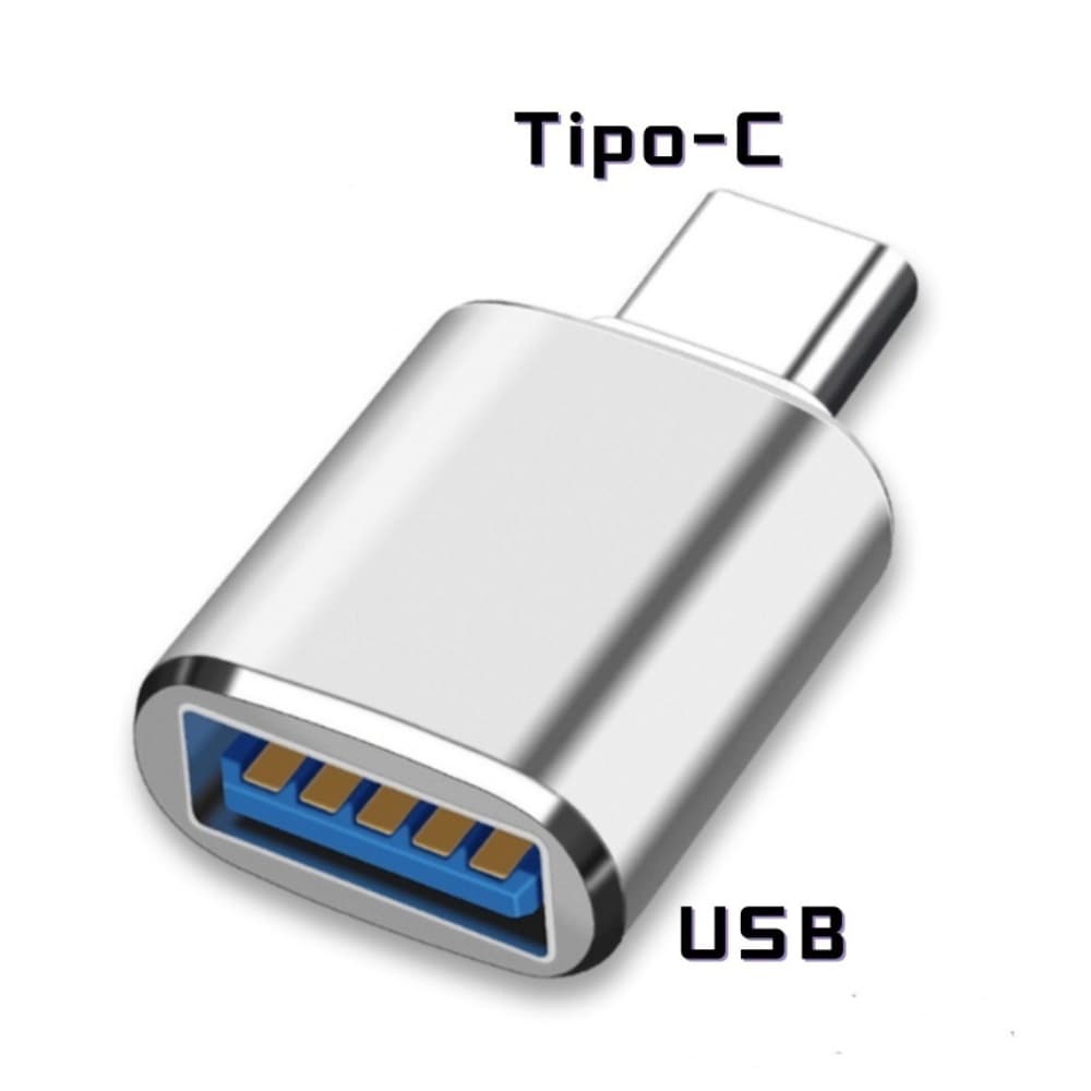Adaptador Conector Tipo C para USB 3.0 OTG Conversor Macho USB-C Velocidade 4.1 Ultra rápido