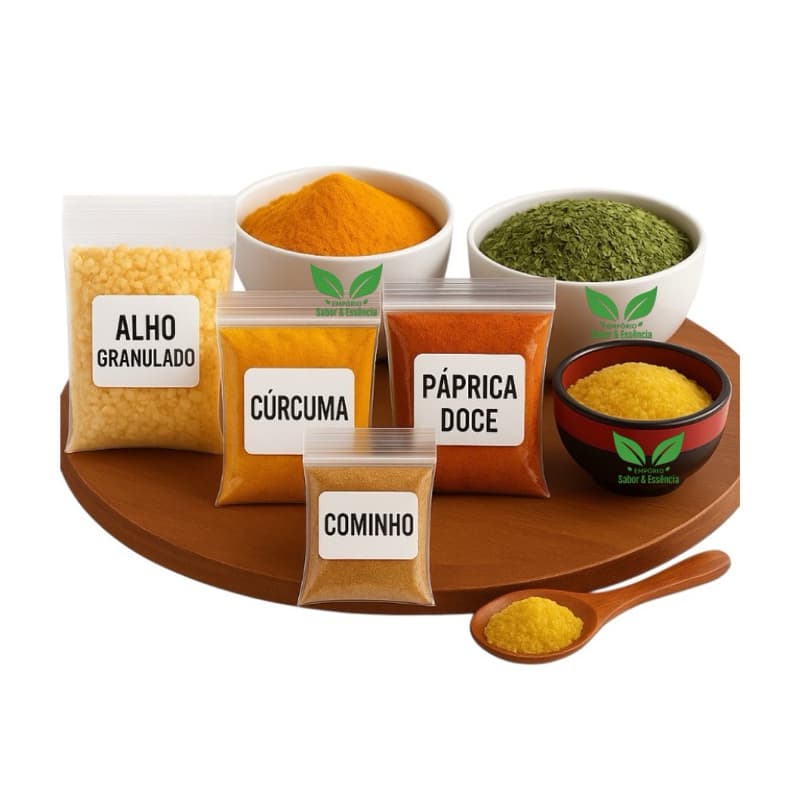 ** KIT 15 TEMPEROS E CONDIMENTOS -DE 100G - OFERTA LIMITADA