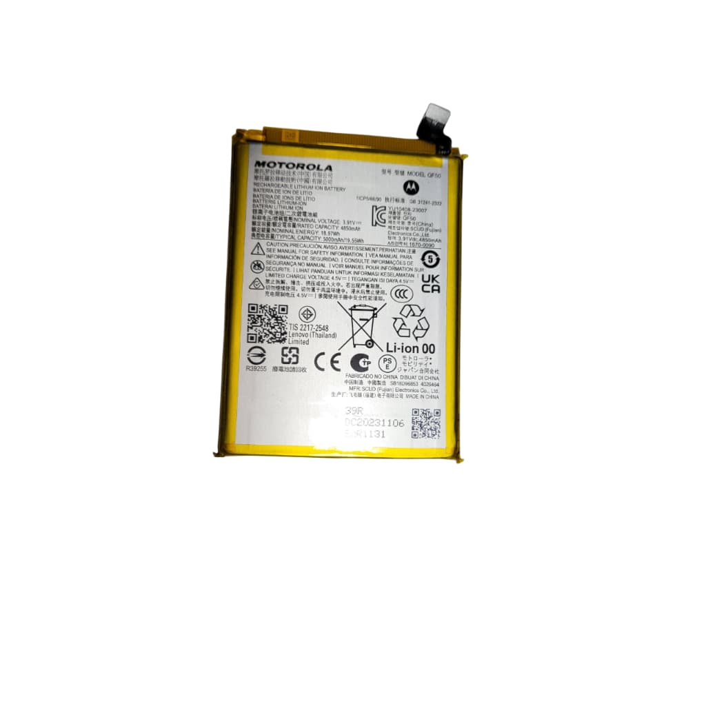 Bat MOTOROLA MOTO G04 / G04S / MOTO G24 (XT2423) / MOTO G34 (XT2363) QF50 ORIGINAL NACIONAL retirada