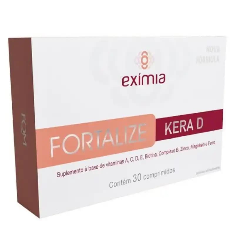 Vitamina Eximia Fortalize Kera D Cabelo E Unha 30 Cpr Fqm