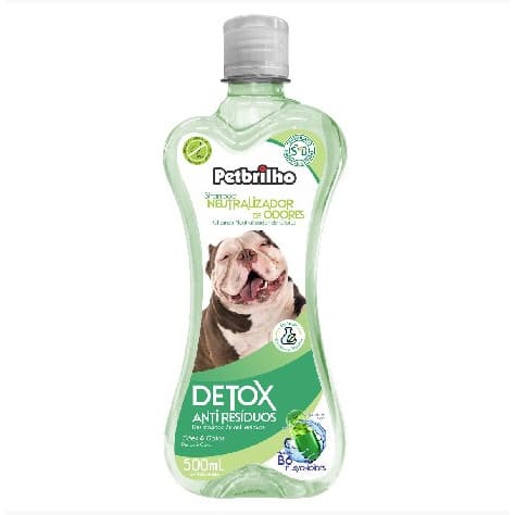 SHAMPOO NEUTRALIZADOR DE ODORES PARA CÃES PET BRILHO 500ML