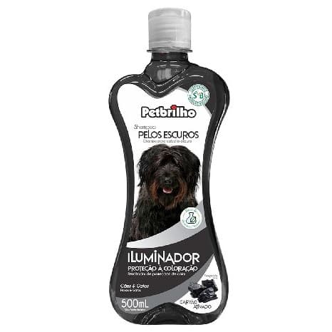 SHAMPOO PELOS ESCUROS PARA CÃES PET BRILHO 500ML