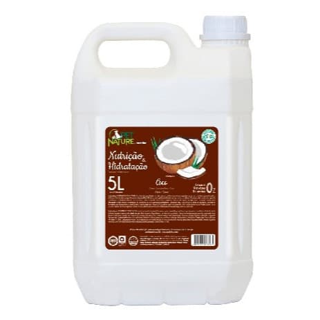 SHAMPOO DE COCO PETBRILHO 5L PARA CÃES BANHO E TOSA