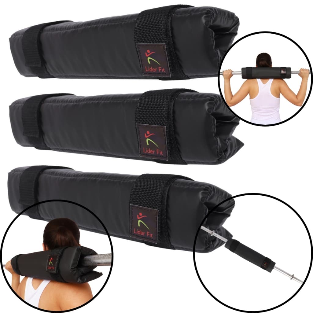 Protetor De Barra Para Agachamento Musculação Academia Treino Funcional - Kit Com 3 Unidades