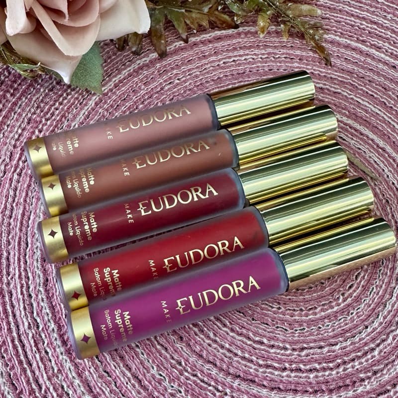 batom liquido matte supreme Eudora 4ml