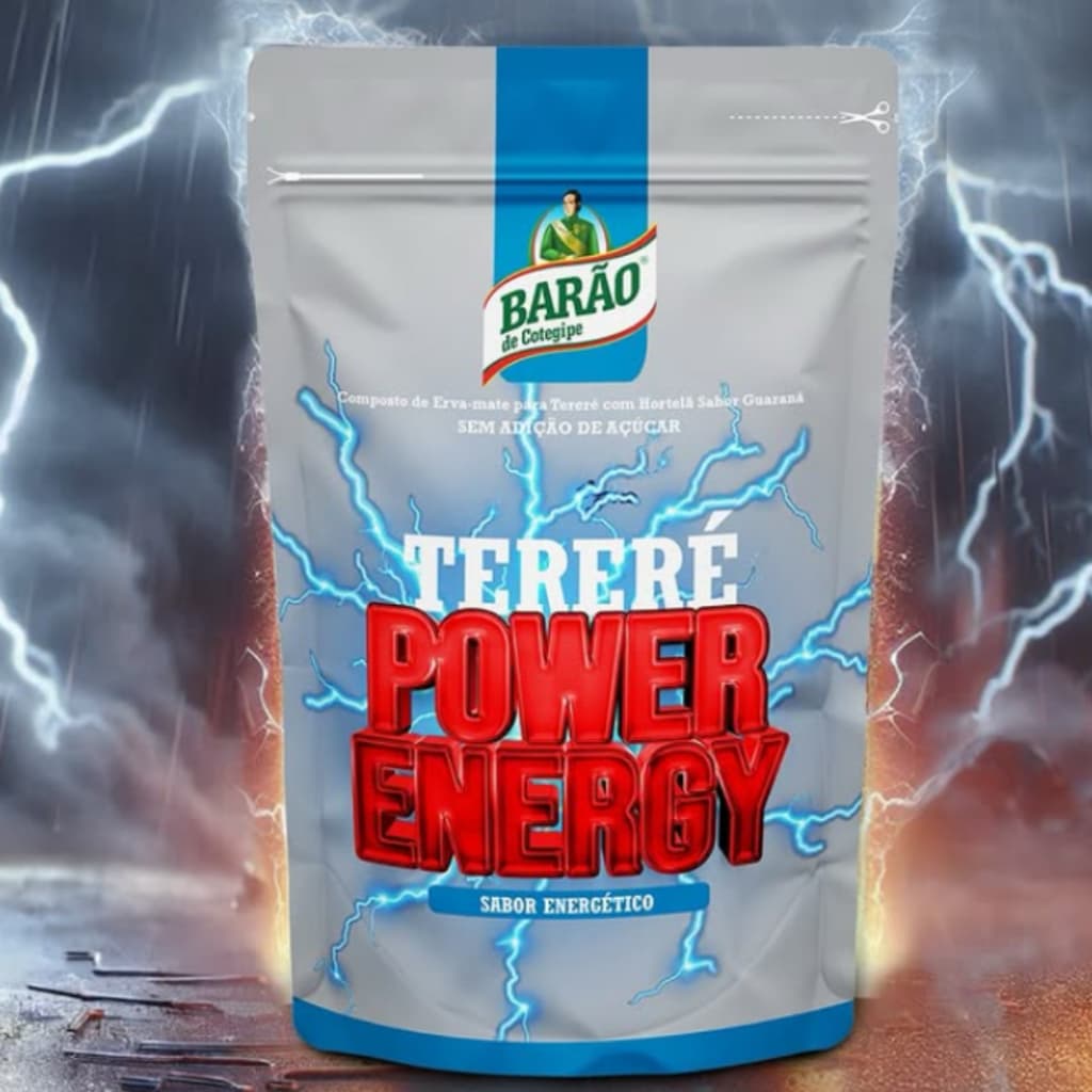 Erva Tereré Power Energy Barão De Cotegipe 500g Sabor Energético