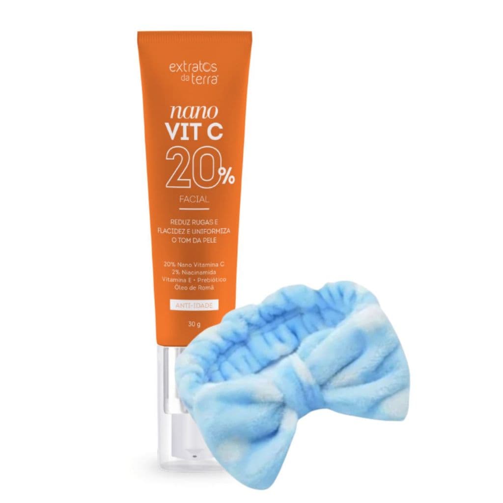 Vitamina C Nano Vit C 20% Anti Idade Extratos Da Terra