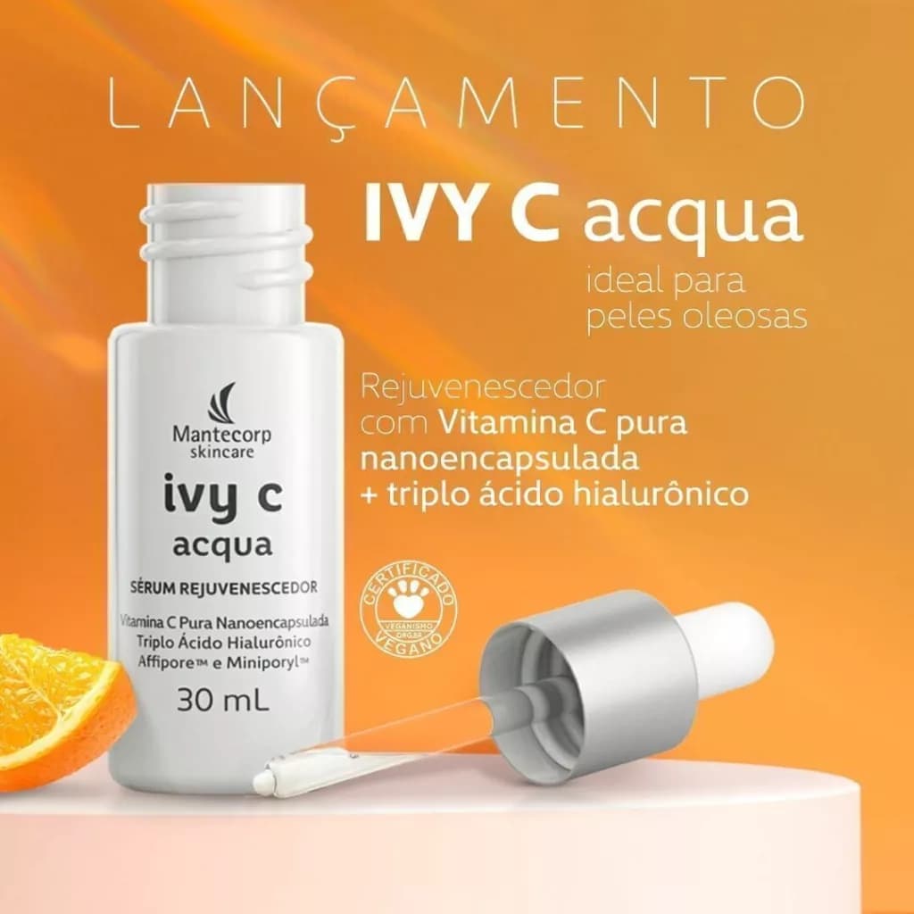 Sérum Facial Vitamina C Ivy C Acqua 30ml | Antissinais & Hidratação