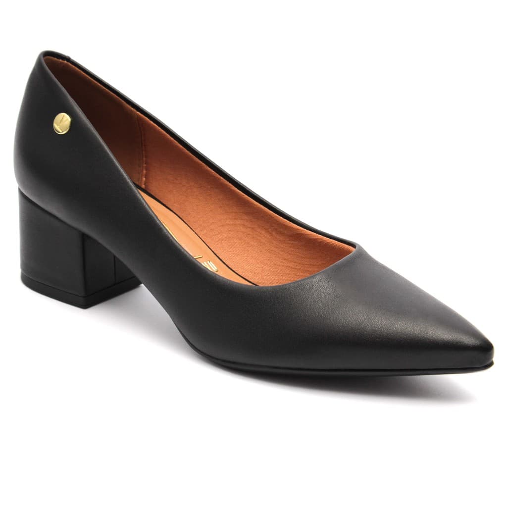 Scarpin Vizzano Salto Médio Bloco Sapato Original feminino
