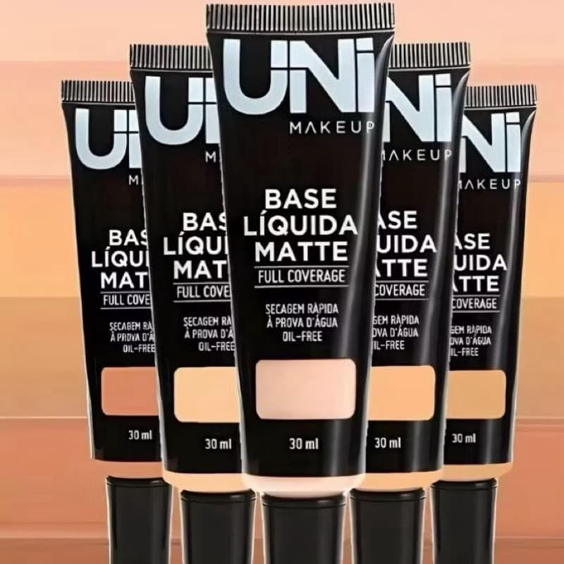 Uni Makeup Base Líquida Matte Full Coverage