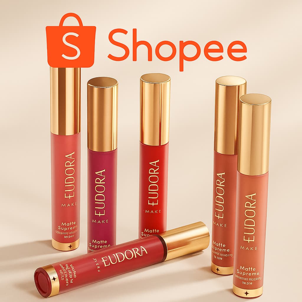 Batom Líquido Matte Supreme Eudora | Lançamento | Diversas Cores Disponíveis