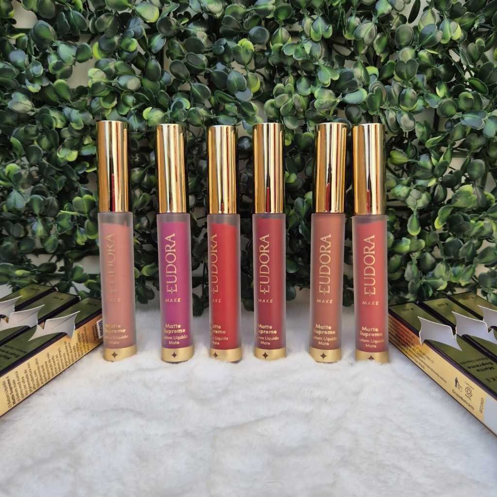 Lançamento Batom Líquido Matte Supreme 4ml - Eudora Make