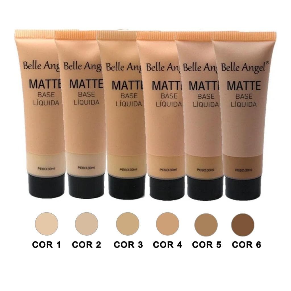 Bella Angel Base Matte Liquida 5 Tonalidades