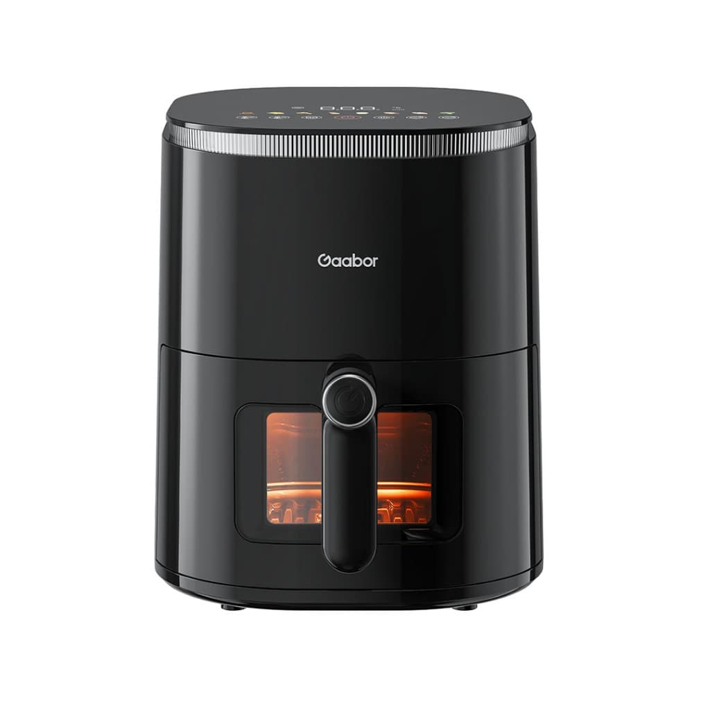 Gaabor Fritadeira elétrica sem óleo 4,2L com queimador duplo tela sensível ao toque e visor transparente AF-45T02A