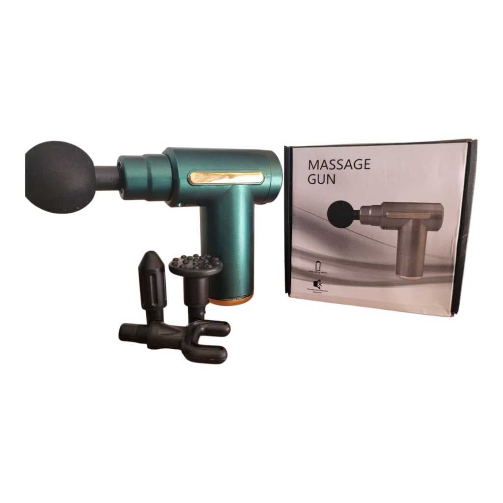 Massageador Muscular Tipo Pistola Elétrico – Alívio de Dores e Relaxamento Instantâneo