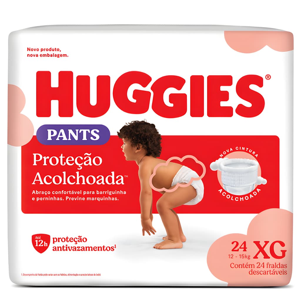 Fralda Infantil Roupinha Huggies Supreme Care XG 24 Unidades