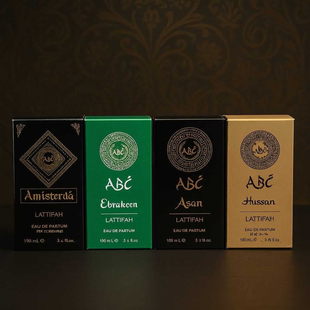 kit 04 perfumes árabes importado 100 ML masculino