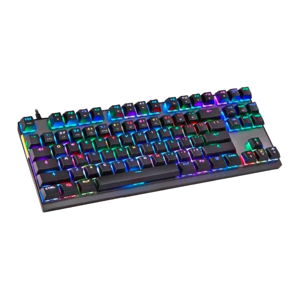 Teclado gamer Motospeed - CK82 - RGB, Switch red