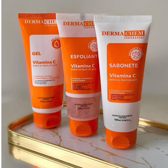Kit Skin Care Vitamina C Anti-Idade Clareador Dermachem