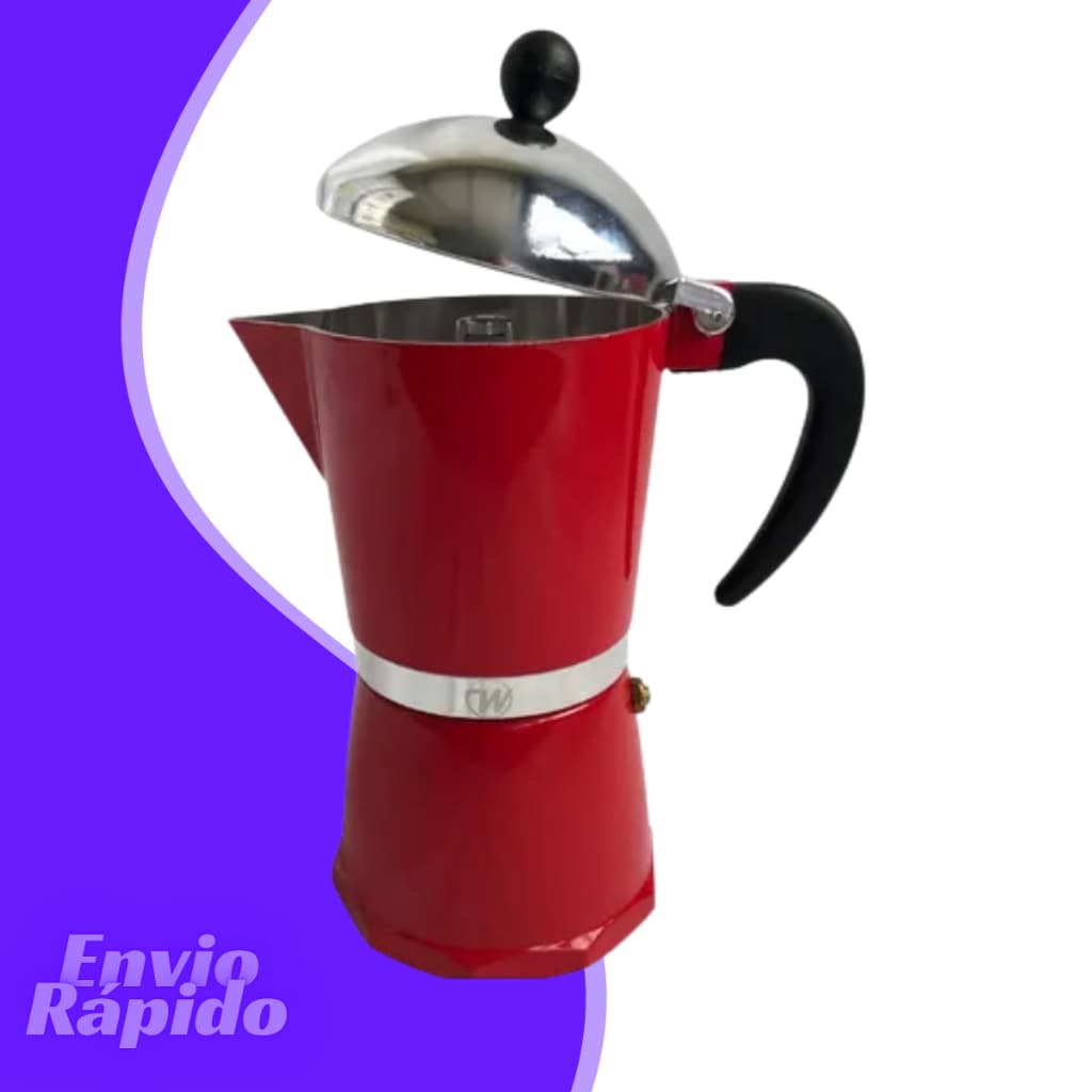 Cafeteira Moka Italiana de Alumínio Antioxidante Resistente Expresso Café de Rosca 300 ML