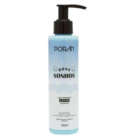 Loção Hidratante Bons Sonhos Cotton Porán 160ml Loção Hidratante Bons Sonhos Cotton Porán 160ml Loção Hidratante Bons So