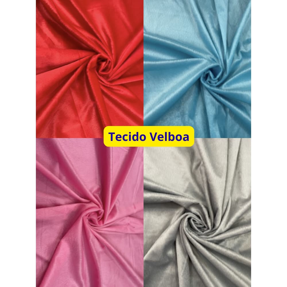 Tecido Velboa Lisa Pelúcia Baixo Artesanato Decoração Patchwork Pet 1m x 1.50