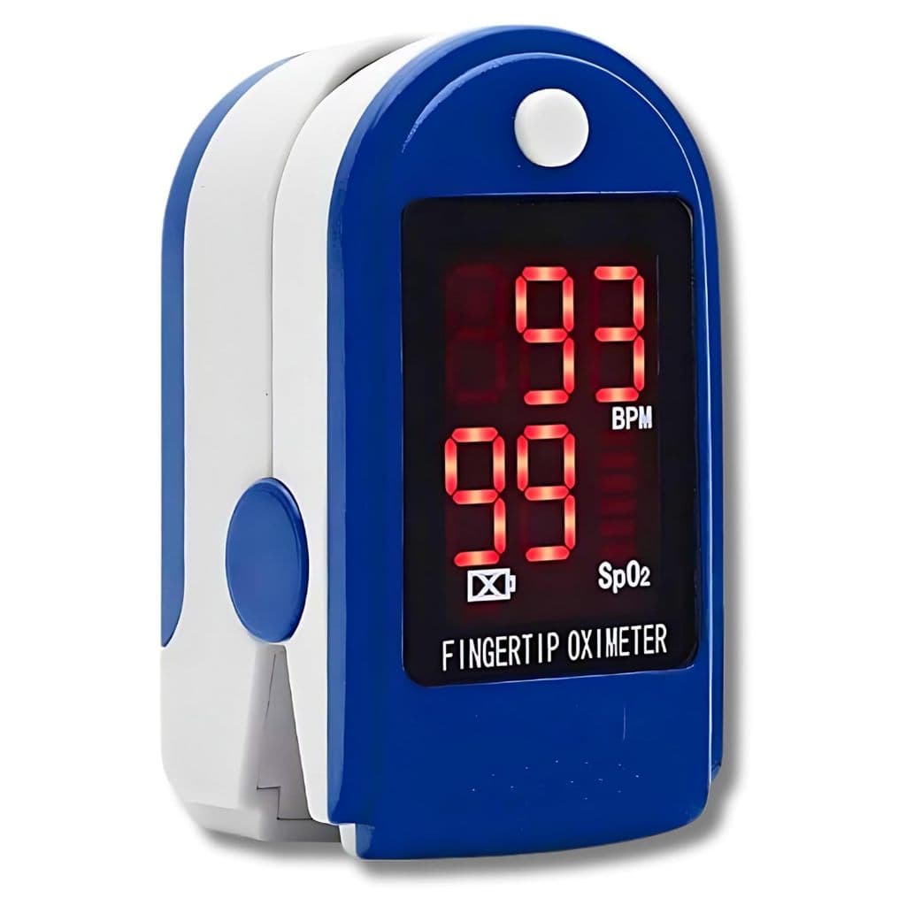 Oxímetro De Pulso De Dedo Monitor Portátil De Frequência Cardíaca SpO2