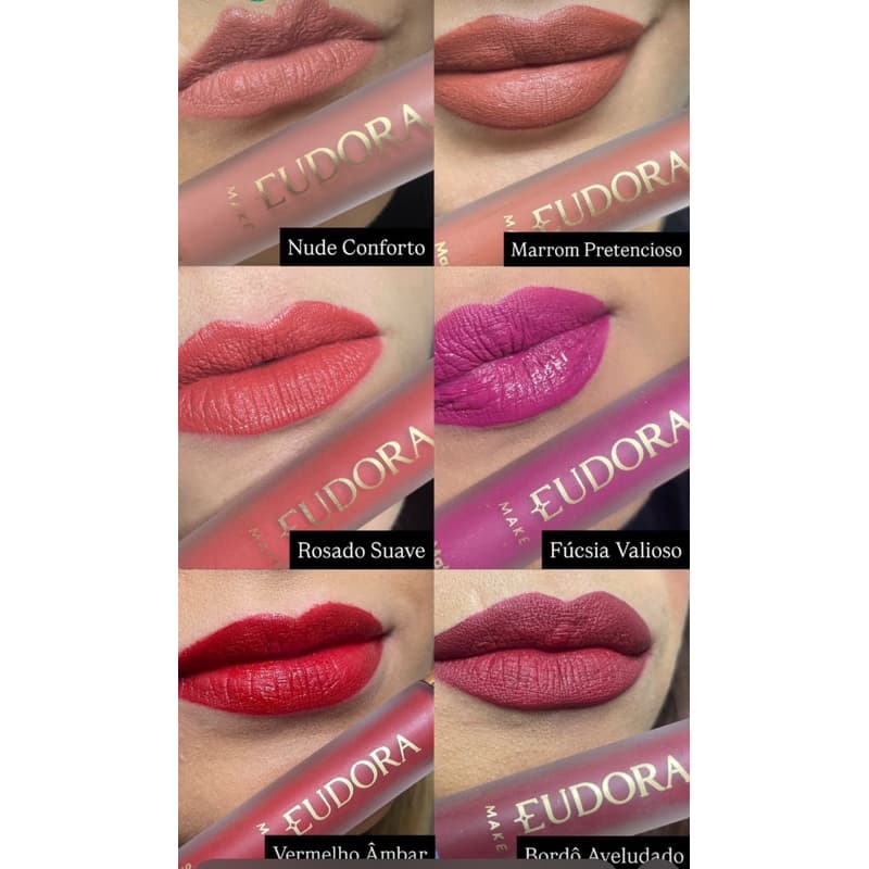 Batom Eudora Líquido Matte Supreme