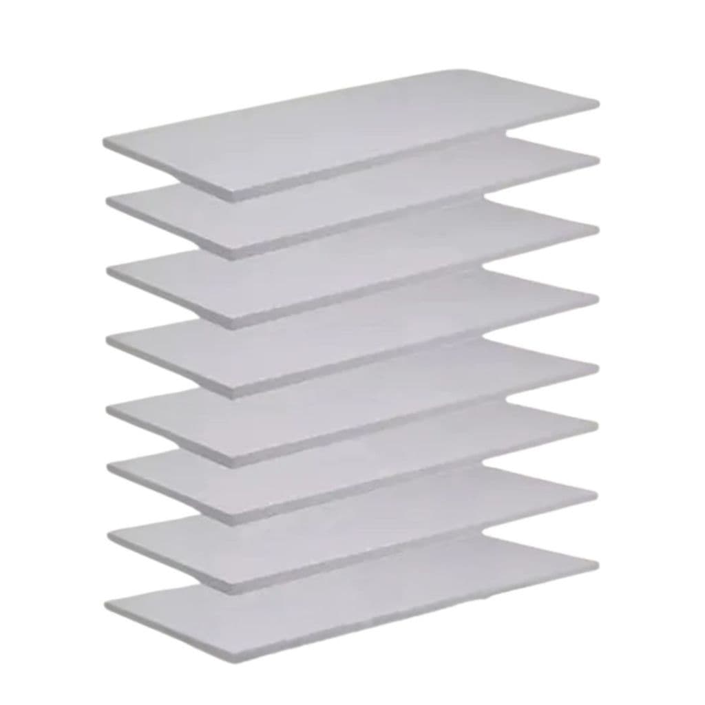 Kit 8 Prateleiras MDF 1m x 10cm Estreita Decoração Parede Nicho Suporte Esmalteiro Estante
