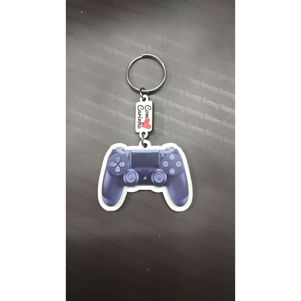Chaveiro lembrancinha controle de video gamer mdf
